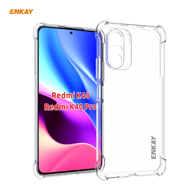 Hat-Prince ENKAY Custodia antiurto con copertura morbida antiscivolo in TPU trasparente, For Huawei P50, For Samsung Galaxy M62, For Huawei P50 Pro, For Samsung Galaxy Xcover 5, For Xiaomi Mi 10s, For Xiaomi Mi 11 Ultra, For Redmi K40 / K40 Pro / K40 P...