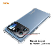 Per Xiaomi Mi 11 Ultra Hat-Prince ENKAY Custodia antiurto in TPU trasparente Custodia morbida antiscivolo + Pellicola protettiva 3D a schermo intero PET curva a caldo Piegatura a caldo Supporto per pellicola morbida Sblocco impronta digitale           ...