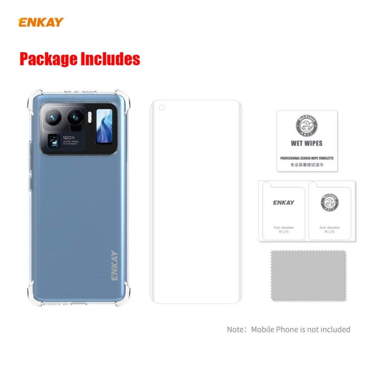 Custodia TPU trasparente Xiaomi Mi 11 Ultra con pellicola 3D
