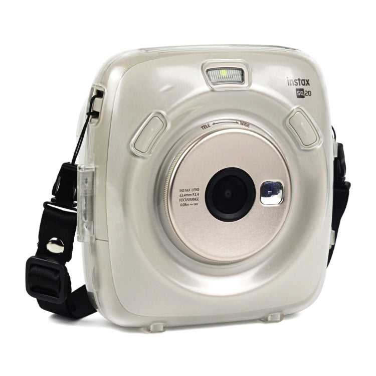 Custodia protettiva in cristallo con cinturino per Fujifilm Instax Square SQ20, For Fujifilm Instax Square SQ20