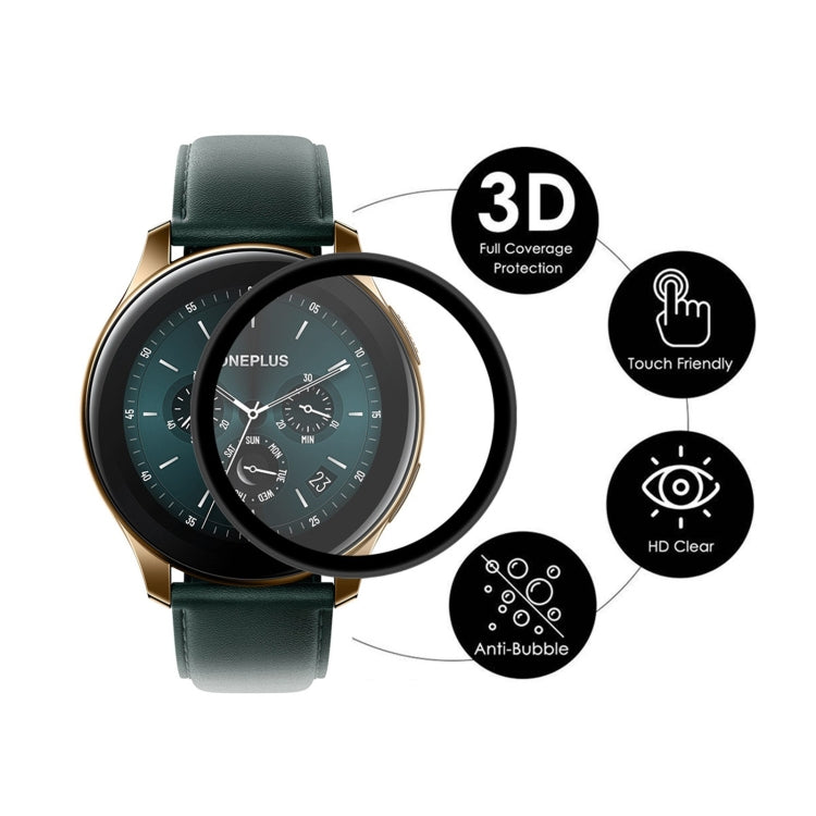 Per OnePlus Watch ES ENKAY Hat-Prince 3D Full Screen Soft PC Edge + PMMA HD Screen Protector Film, 1 PCS, 2 PCS, 5 PCS, 10 PCS