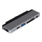 Convertitore HUB 6 in 1 USB-C a HDMI/PD/USB 3.0/SD/TF