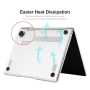 ENKAY per Huawei MateBook 13 Core Edition US Versione 2 in 1 Custodia protettiva in cristallo con pellicola per tastiera in TPU, For Huawei MateBook 13 Core Edition