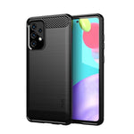 Custodia morbida in TPU in fibra di carbonio con trama spazzolata serie MOFI Gentleness, For Samsung Galaxy A02 / M02, For Samsung Galaxy A02s/M02s/F02s(EU Version), For Samsung Galaxy A02s/M02s/F02s(US Version), For Samsung Galaxy A32 4G(EU Version)  ...