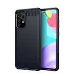 Custodia morbida in TPU in fibra di carbonio con trama spazzolata serie MOFI Gentleness, For Samsung Galaxy A02 / M02, For Samsung Galaxy A02s/M02s/F02s(EU Version), For Samsung Galaxy A02s/M02s/F02s(US Version), For Samsung Galaxy A32 4G(EU Version)  ...