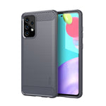 Custodia morbida in TPU in fibra di carbonio con trama spazzolata serie MOFI Gentleness, For Samsung Galaxy A02 / M02, For Samsung Galaxy A02s/M02s/F02s(EU Version), For Samsung Galaxy A02s/M02s/F02s(US Version), For Samsung Galaxy A32 4G(EU Version)  ...