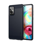Custodia morbida in TPU in fibra di carbonio con trama spazzolata serie MOFI Gentleness, For Samsung Galaxy A02 / M02, For Samsung Galaxy A02s/M02s/F02s(EU Version), For Samsung Galaxy A02s/M02s/F02s(US Version), For Samsung Galaxy A32 4G(EU Version)  ...