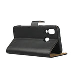 Fondina flip orizzontale in pelle per Samsung Galaxy A40 con chiusura magnetica e staffa e slot per schede e portafoglio, For Galaxy A40