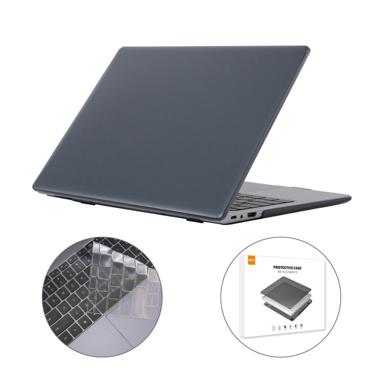 ENKAY per Huawei MateBook 14 US Versione 2 in 1 Custodia protettiva in cristallo con pellicola per tastiera in TPU, For Huawei MateBook 14