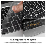 ENKAY per Huawei MateBook D 15 / Honor MagicBook 15 Versione USA Custodia protettiva in cristallo 2 in 1 con pellicola per tastiera in TPU, For Huawei MateBook D 15
