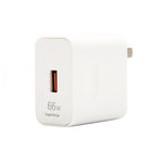Caricabatterie da viaggio USB a ricarica rapida da 66 W 6 A, presa americana, US Plug