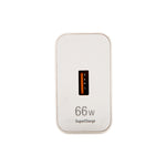 Caricabatterie da viaggio USB a ricarica rapida da 66 W 6 A, presa americana, US Plug