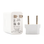Caricabatterie da viaggio a ricarica rapida USB HW-66W 6A con testina di conversione spina europea, With EU Plug