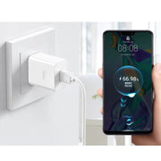 Caricabatterie da viaggio a ricarica rapida USB HW-66W 6A con testina di conversione spina europea, With EU Plug