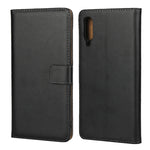 Fondina flip orizzontale in pelle per Samsung Galaxy A70 con chiusura magnetica e staffa e slot per schede e portafoglio, For Galaxy A70