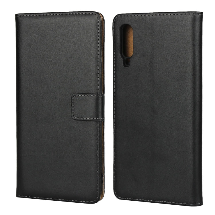 Fondina flip orizzontale in pelle per Samsung Galaxy A70 con chiusura magnetica e staffa e slot per schede e portafoglio, For Galaxy A70