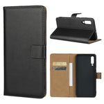 Fondina flip orizzontale in pelle per Samsung Galaxy A70 con chiusura magnetica e staffa e slot per schede e portafoglio, For Galaxy A70