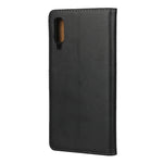 Fondina flip orizzontale in pelle per Samsung Galaxy A70 con chiusura magnetica e staffa e slot per schede e portafoglio, For Galaxy A70