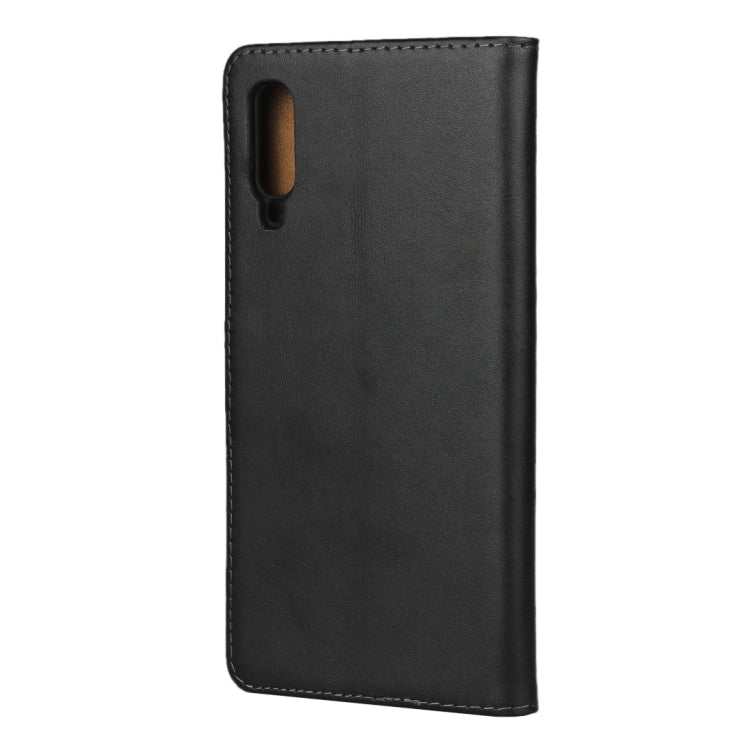 Fondina flip orizzontale in pelle per Samsung Galaxy A70 con chiusura magnetica e staffa e slot per schede e portafoglio, For Galaxy A70
