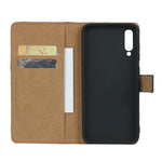 Fondina flip orizzontale in pelle per Samsung Galaxy A70 con chiusura magnetica e staffa e slot per schede e portafoglio, For Galaxy A70