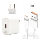 Caricabatterie USB 66W con cavo Tipo C e spina EU