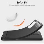 Custodia morbida in TPU in fibra di carbonio con trama spazzolata serie MOFI Gentleness, For Redmi K40 /K40 Pro /K40 Pro+/Poco F3, For Redmi Note 9s /Note 9 Pro /Note 9 Pro Max, For Xiaomi Redmi Note 10 / Note 10S, For Redmi Note 10 Pro / Note 10 Pro M...