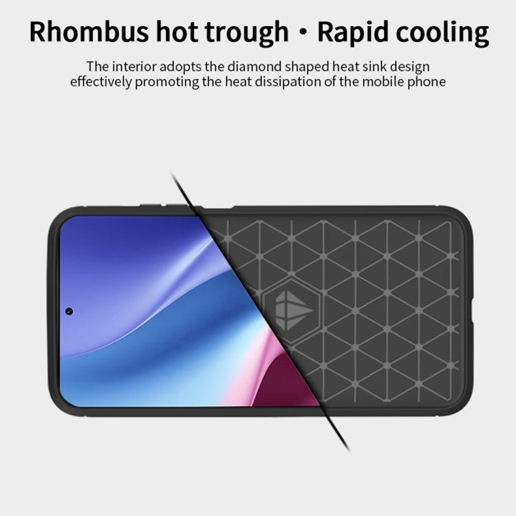 Custodia morbida in TPU in fibra di carbonio con trama spazzolata serie MOFI Gentleness, For Redmi K40 /K40 Pro /K40 Pro+/Poco F3, For Redmi Note 9s /Note 9 Pro /Note 9 Pro Max, For Xiaomi Redmi Note 10 / Note 10S, For Redmi Note 10 Pro / Note 10 Pro M...