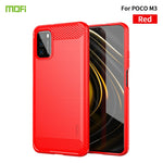 Custodia morbida in TPU in fibra di carbonio con trama spazzolata serie MOFI Gentleness, For Redmi K40 /K40 Pro /K40 Pro+/Poco F3, For Redmi Note 9s /Note 9 Pro /Note 9 Pro Max, For Xiaomi Redmi Note 10 / Note 10S, For Redmi Note 10 Pro / Note 10 Pro M...