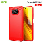 Custodia morbida in TPU in fibra di carbonio con trama spazzolata serie MOFI Gentleness, For Redmi K40 /K40 Pro /K40 Pro+/Poco F3, For Redmi Note 9s /Note 9 Pro /Note 9 Pro Max, For Xiaomi Redmi Note 10 / Note 10S, For Redmi Note 10 Pro / Note 10 Pro M...