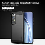Custodia morbida in TPU in fibra di carbonio con trama spazzolata serie MOFI Gentleness, For Xiaomi Mi 10S, For?Xiaomi Mi 11, For Xiaomi Mi 11