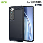 Custodia morbida in TPU in fibra di carbonio con trama spazzolata serie MOFI Gentleness, For Xiaomi Mi 10S, For?Xiaomi Mi 11, For Xiaomi Mi 11