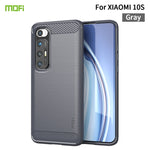 Custodia morbida in TPU in fibra di carbonio con trama spazzolata serie MOFI Gentleness, For Xiaomi Mi 10S, For?Xiaomi Mi 11, For Xiaomi Mi 11