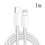 Cavo di ricarica rapida XJ-61 da 12 W USB-C / Type-C a 8 pin PD, 1m, 1.5m, 2m