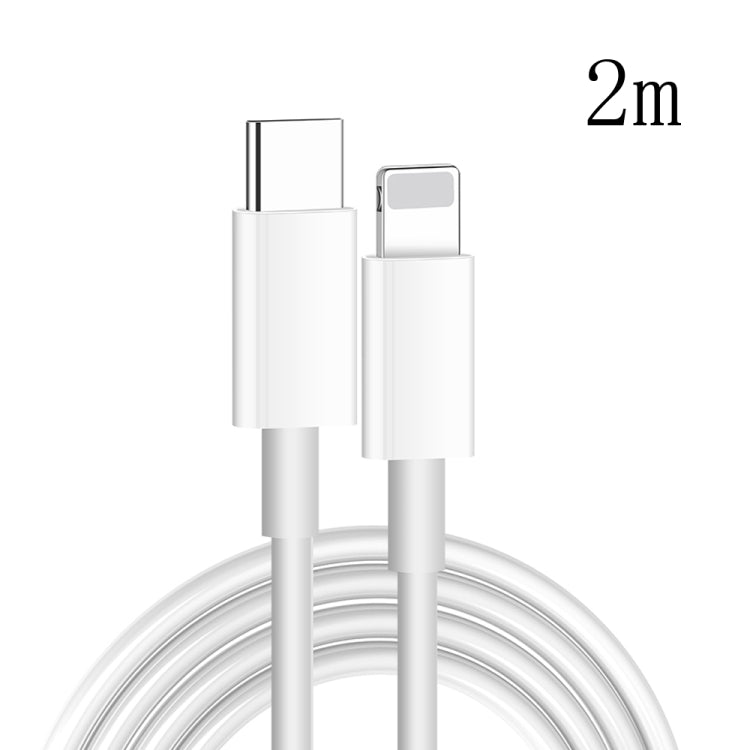 Cavo di ricarica rapida XJ-61 da 12 W USB-C / Type-C a 8 pin PD, 1m, 1.5m, 2m