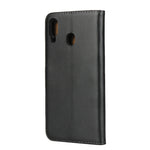 Fondina flip orizzontale in pelle per Samsung Galaxy M20 con chiusura magnetica e staffa e slot per schede e portafoglio, For Galaxy M20