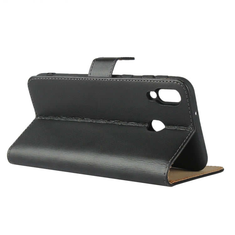 Fondina flip orizzontale in pelle per Samsung Galaxy M20 con chiusura magnetica e staffa e slot per schede e portafoglio, For Galaxy M20