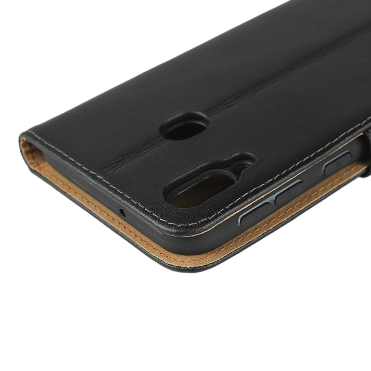 Fondina flip orizzontale in pelle per Samsung Galaxy M20 con chiusura magnetica e staffa e slot per schede e portafoglio, For Galaxy M20