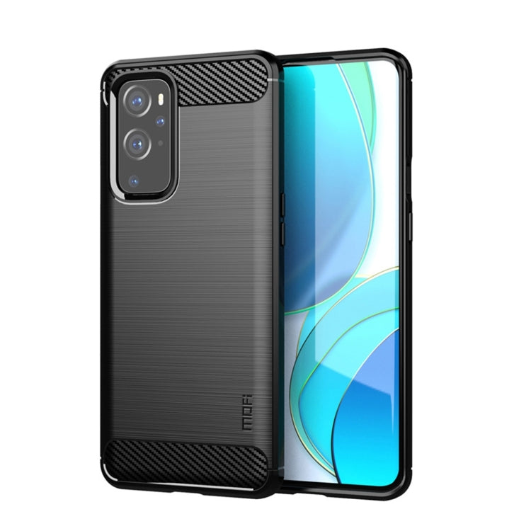 Custodia morbida TPU fibra carbonio per OnePlus 9