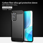 Custodia morbida TPU fibra carbonio per OnePlus 9