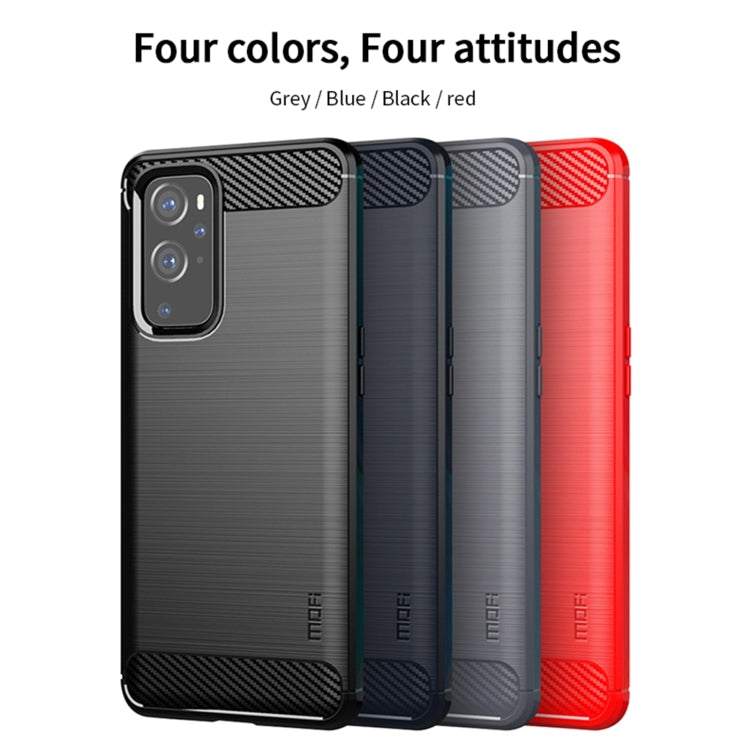Custodia morbida TPU fibra carbonio per OnePlus 9