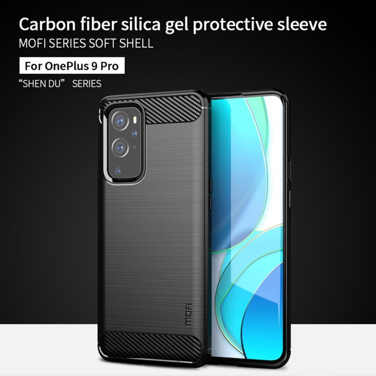 Custodia morbida TPU in fibra di carbonio per OnePlus 9 Pro