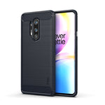 Custodia morbida TPU fibra carbonio per OnePlus 8 Pro