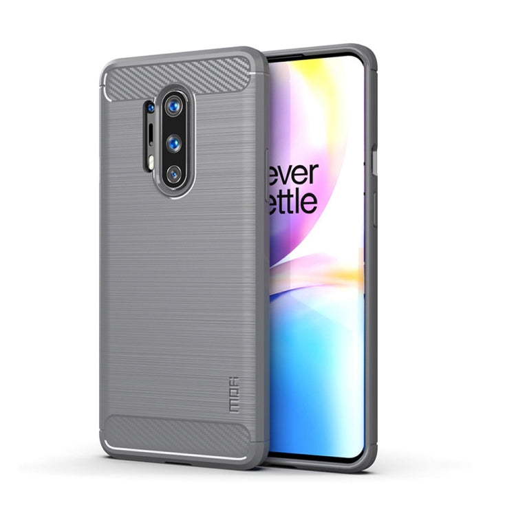 Custodia morbida TPU fibra carbonio per OnePlus 8 Pro