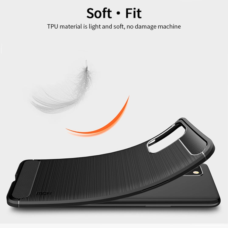 Custodia morbida TPU fibra carbonio per OnePlus 8T