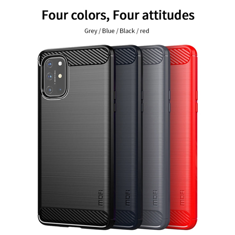 Custodia morbida TPU fibra carbonio per OnePlus 8T