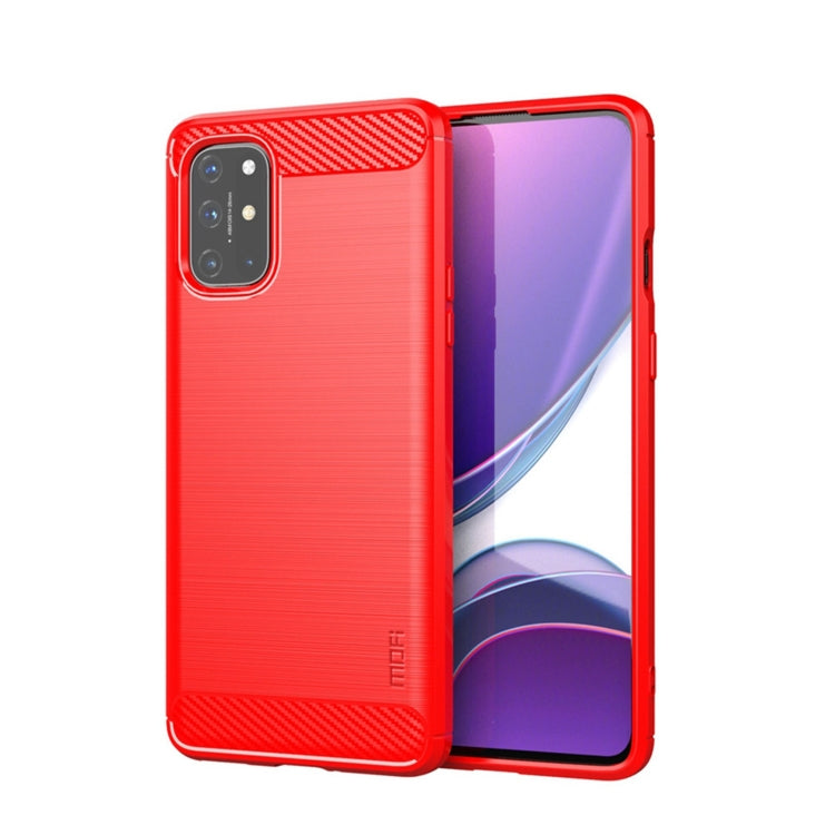Custodia morbida TPU fibra carbonio per OnePlus 8T