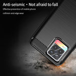 Per OPPO Realme 8/8 Pro MOFI Gentleness Series Custodia morbida in TPU in fibra di carbonio con texture spazzolata (nero), For OPPO Realme 8 / 8 Pro