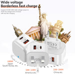Caricabatterie da viaggio 20W PD3.0 + QC3.0 con cavo USB-C