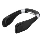 Mini ventilatore da collo USB a mani libere - Ventilatore da collo indossabile con design per cuffie portatile ricaricabile, flusso d'aria a 3 livelli, rotazione libera a 360 gradi Perfetto per sport, ufficio e attività all'aperto