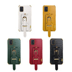 Custodia in pelle con motivo coccodrillo in TPU elettrolitico con cinturino da polso, For Samsung Galaxy A02, For Samsung  Galaxy A02s (EU Version), For Samsung Galaxy A12, For Samsung Galaxy A21S, For Samsung Galaxy A32 4G, For Samsung Galaxy S20 FE  ...